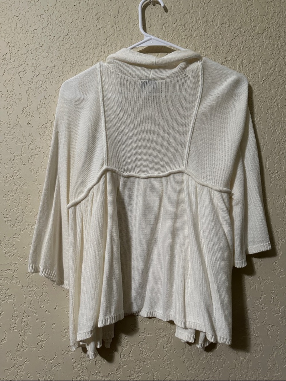LOFT Cream Open-Front Lightweight Cardigan Sweater M - Picture 5 of 5